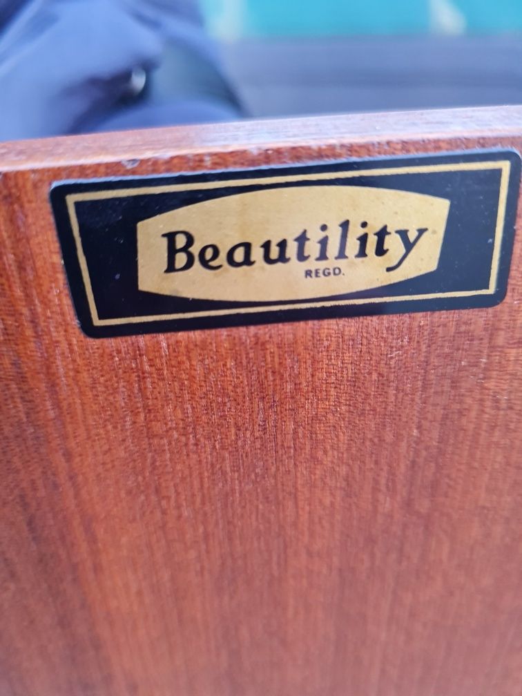 Komoda tekowa,sideboard,Beautility,Wielka Brytania,lata 60,mid-century