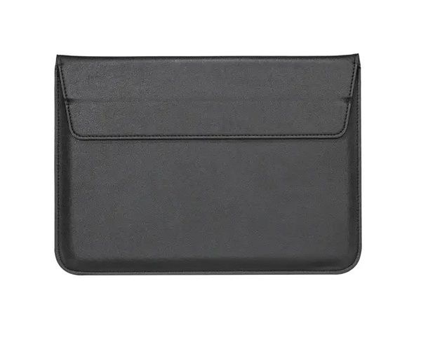 Чехол-конверт-подставка Leather PU для MacBook 15.4" Черный