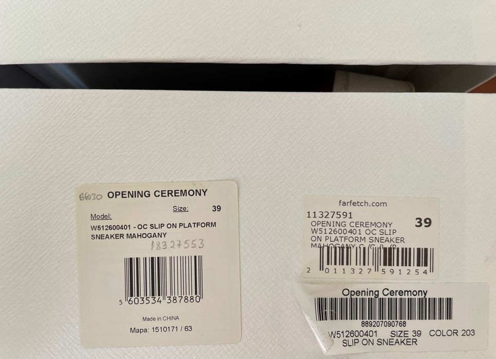 Sapatos Opening Ceremony