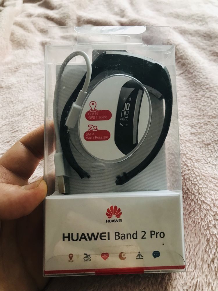 Huawei Band 2 Pro czarny pełen komplet