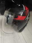 Kask motocyklowy, rękawice motocyklowe, kominiarka zestaw dodatki