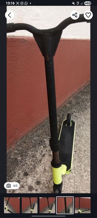 Trotineta para crianças