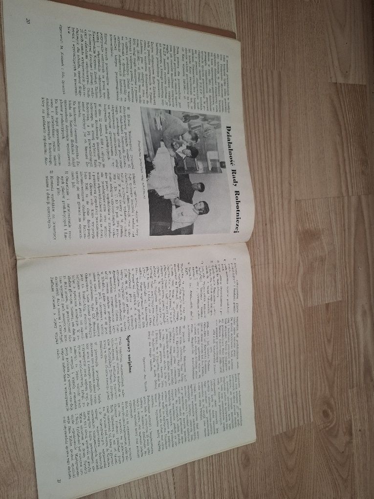 Stara, książka,biuletyn z okazji 25 lat drukarni w Wałbrzych