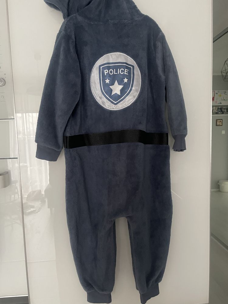 Kombinezon strój przebierańca piżama Policja rozm 98/104
