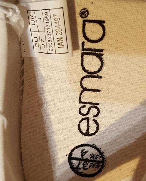 Оригинал.новые,легкие,шикарные,стильные эспадрильи мокасины esmara