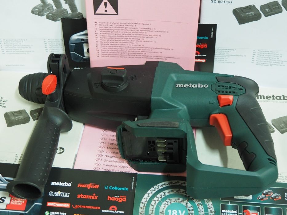 METABO KHA 18 LTX wiertarka młot SDS 18v bez bateria aku ladowarka