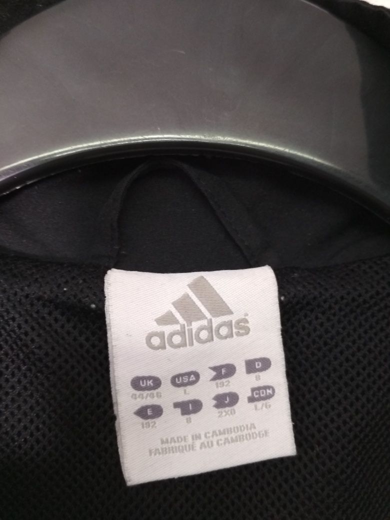 Adidas lekka kurtka bluza czarna XL