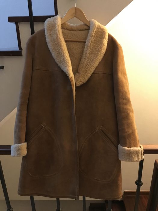 Casaco em pele de carneiro