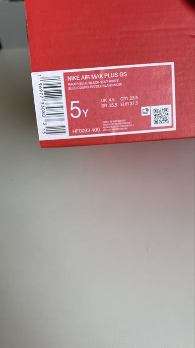 Nike Air Max Plus TN Racer Blue Volt r. 37.5, wkładka 23.5 cm