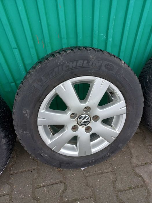 Koła felgi komplet 15'' zima VW Caddy Touran Golf 5x112 195/65/R15 !