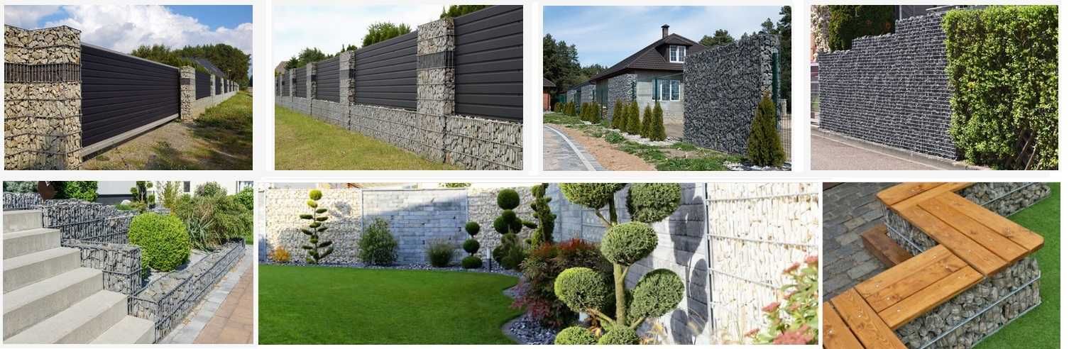 Ogrodzenia Gabionowe Gabiony Kosze Siatka Gabion Donice Doniczki