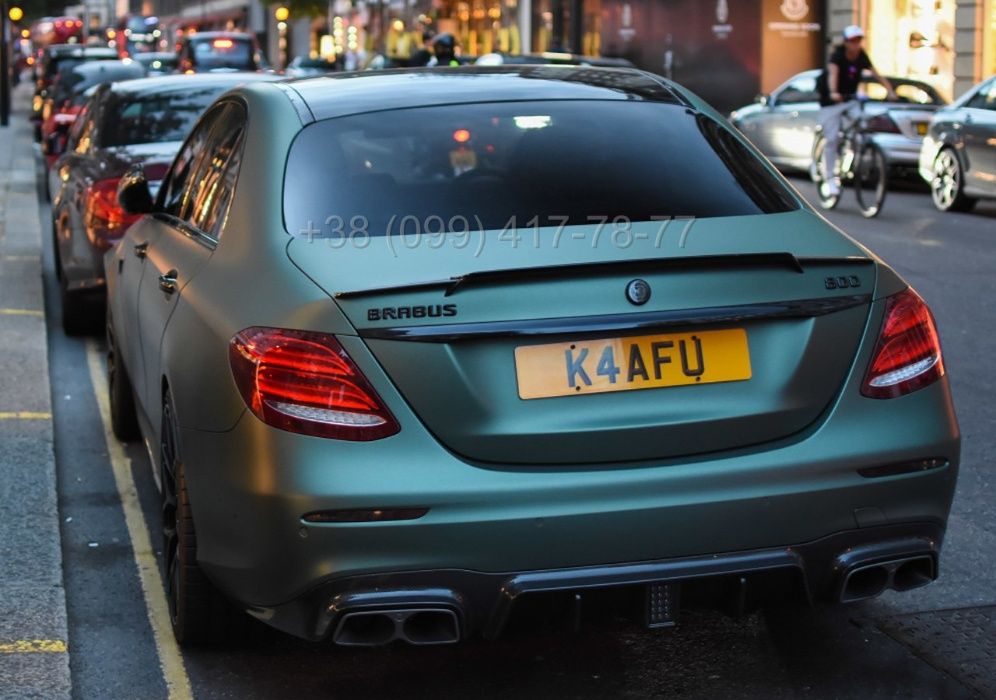 Диффузор BRABUS 800 Насадки Mercedes E-Class W213 Дифузор Губа