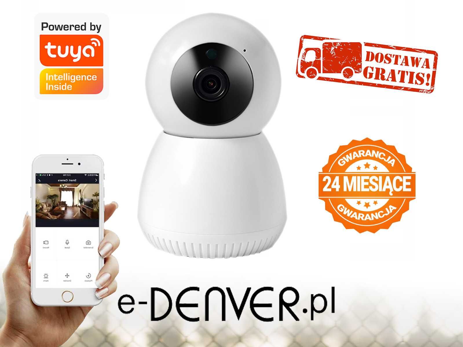 Kamera obrotowa Denver IIC-215 FULL HD 2MP WIFI SMART TUYA niania