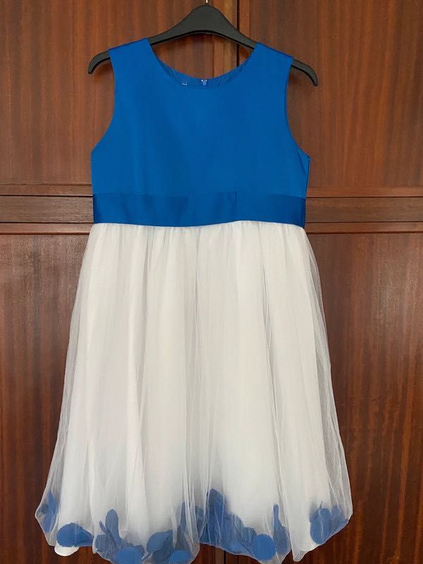 Vestido criança azul