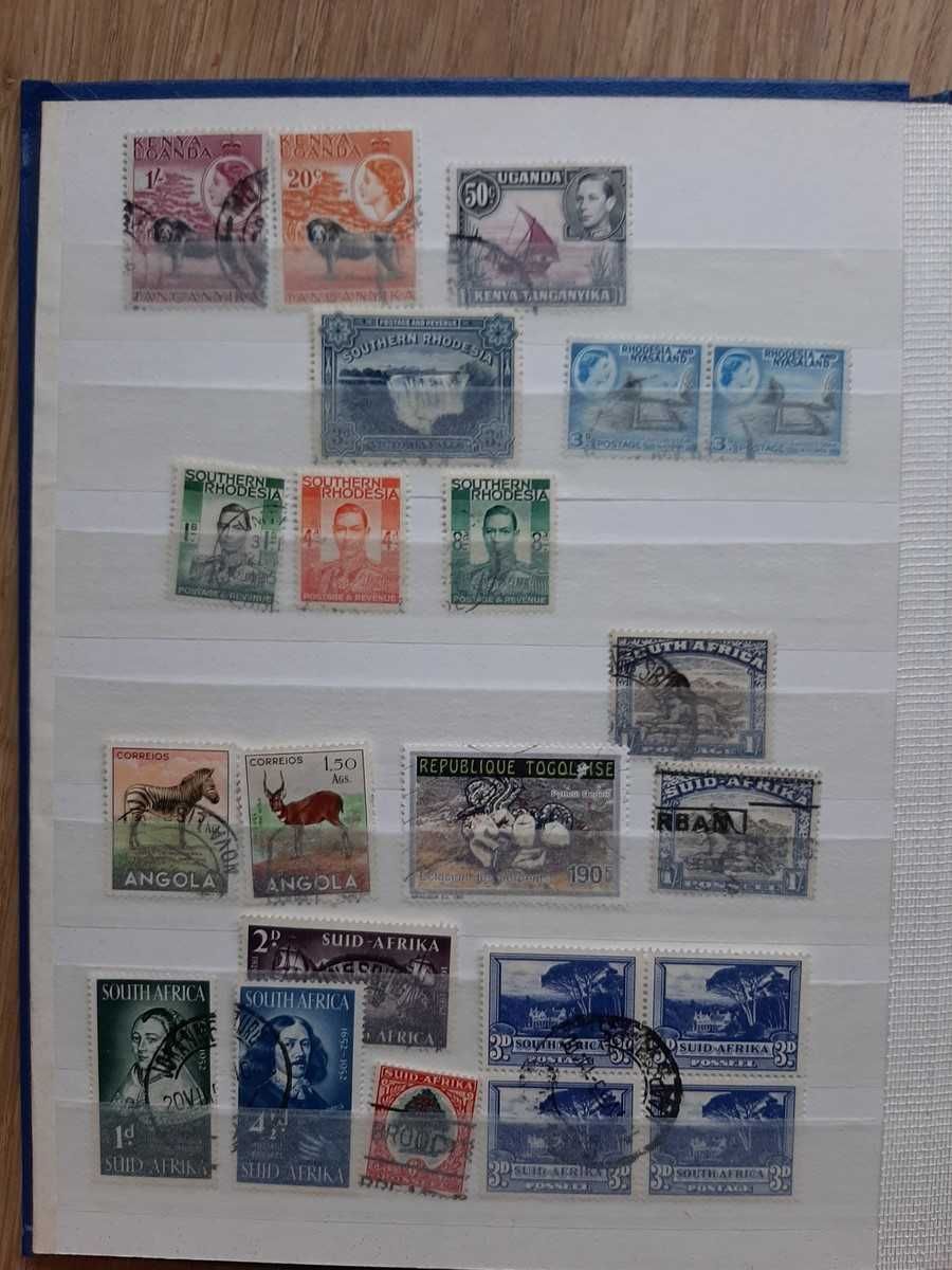 Ciekawy zestaw znaczków + Klaser –/S846/