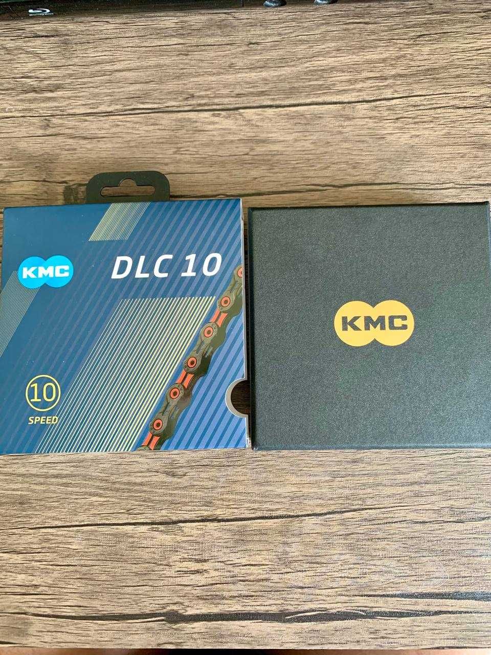 Цепь KMC X10SL DLC 10 скоростей 116 звеньев Red/Black + замок