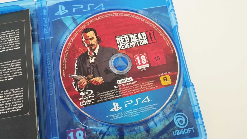 PS4 -  Red Dead Redemption 2 - Apenas Data Disc - Sem Caixa