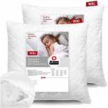 2x Poduszka 40x40 Pikowana Jasiek Polski Produkt Antyalergiczna z suwa