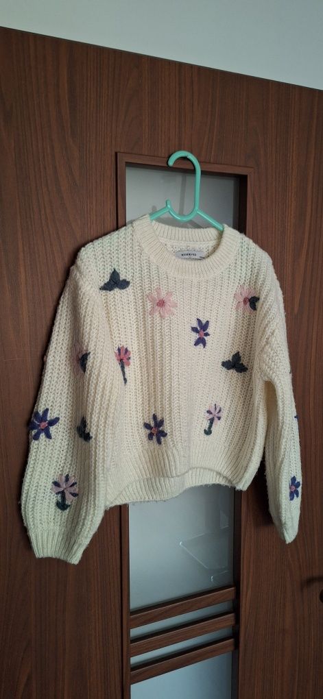 Sweter sweterek dla dziewczynki Reserved rozm. 128