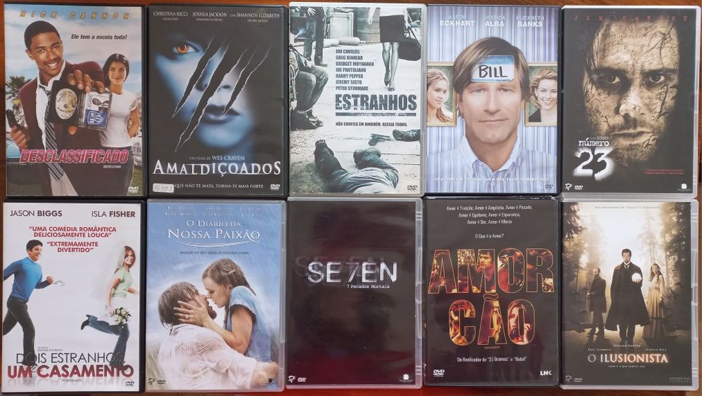 Colecção DVDs - filmes e séries