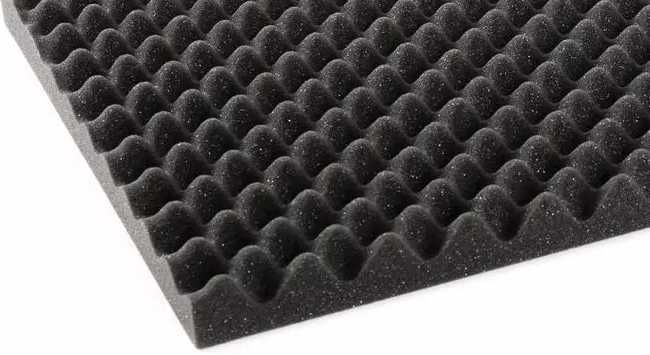 Акустическая пена Absorbing Acoustic Foam 50x100cm, 4cm, Anthracite