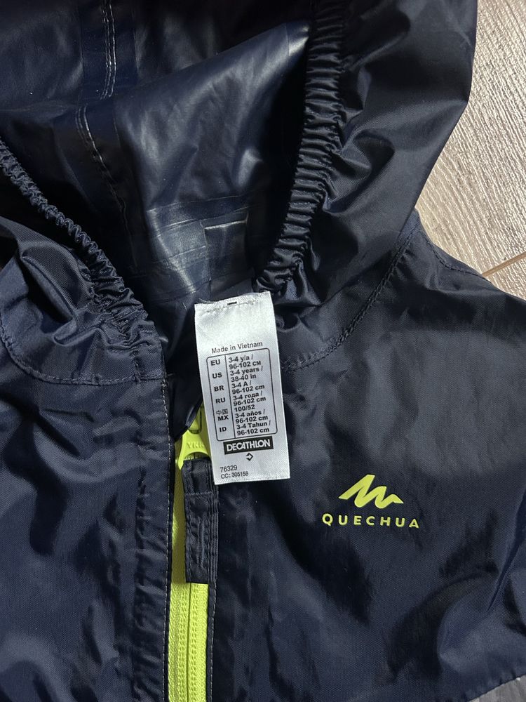 Kurtka wiatrówka Decathlon Quechua 3-4yrs 96-102cm