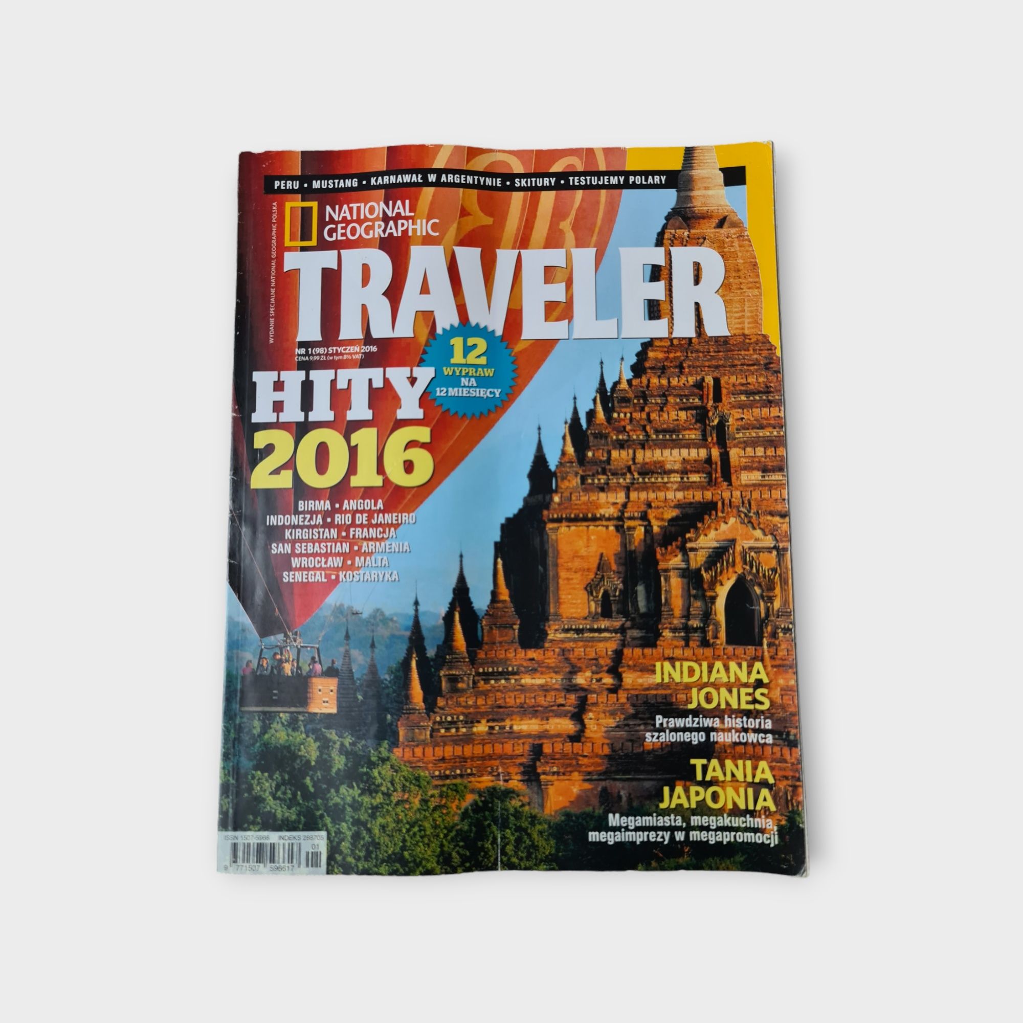 Rocznik 2016 magazyn National Geografic Traveler - 12 numerów