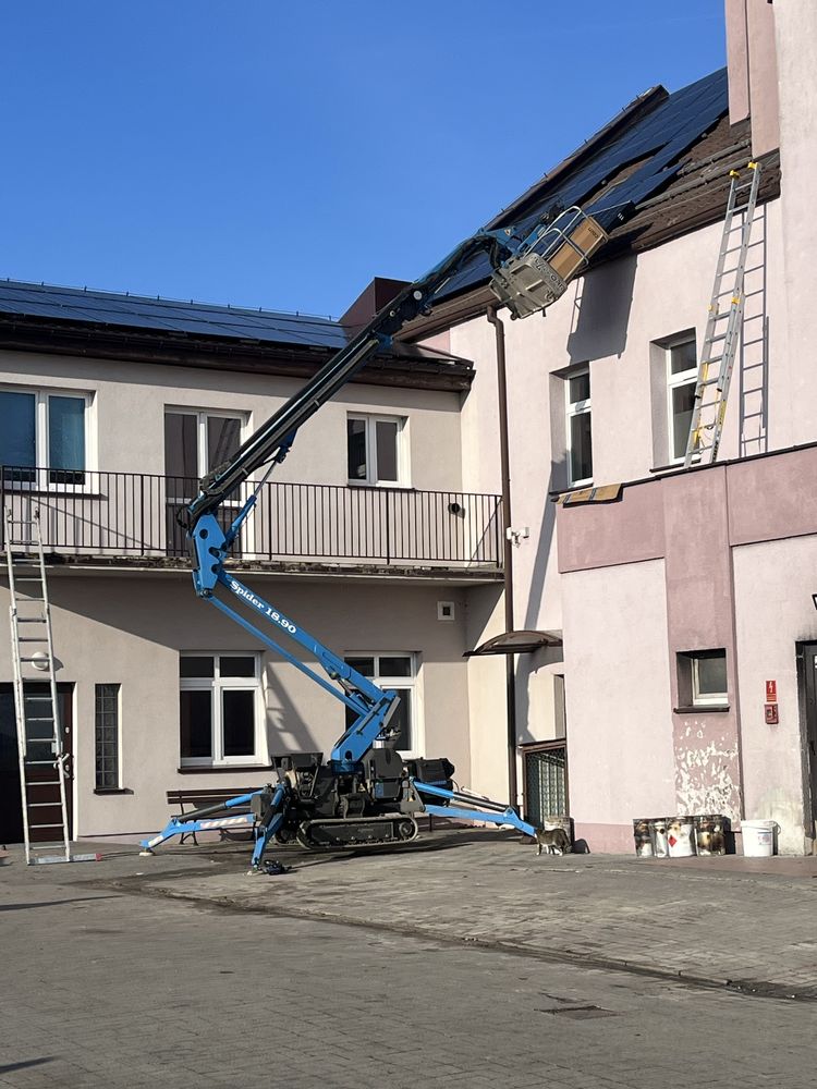Wynajem usługi podnośnik koszowy 18m