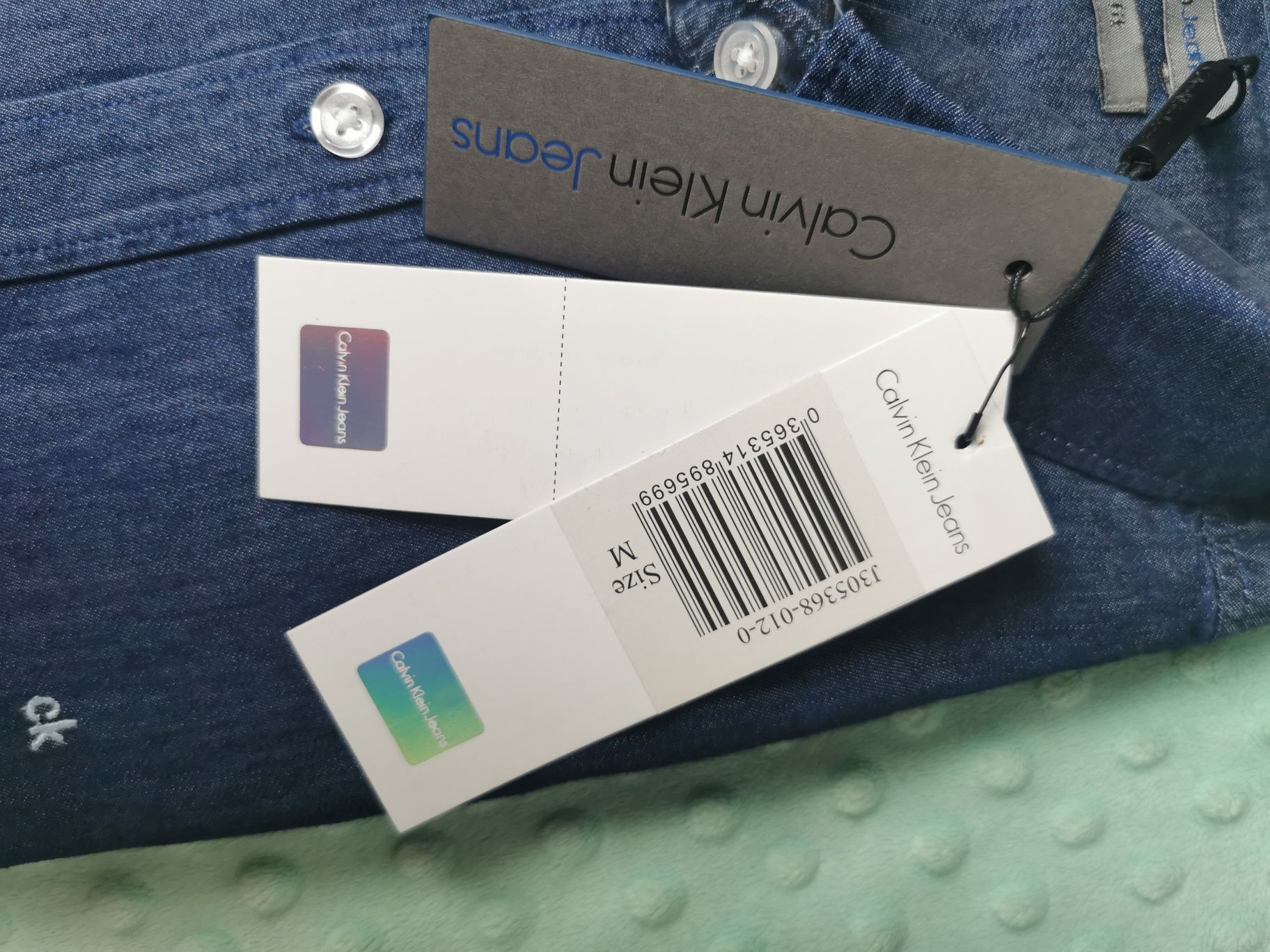 Nowa oryginalna koszula Calvin Klein jeansowe L