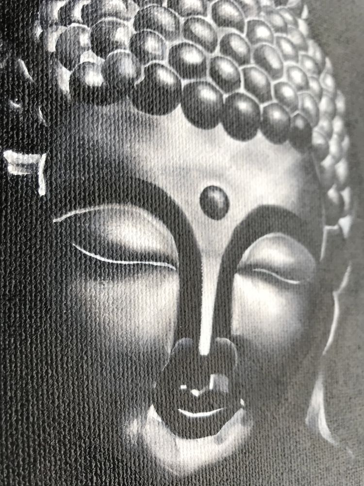 картина маслом будда
