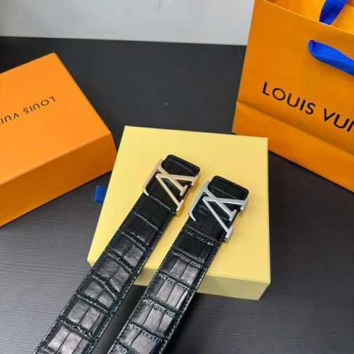Pasek firmowy, damski, męski skóra Louis Vuitton 210479
