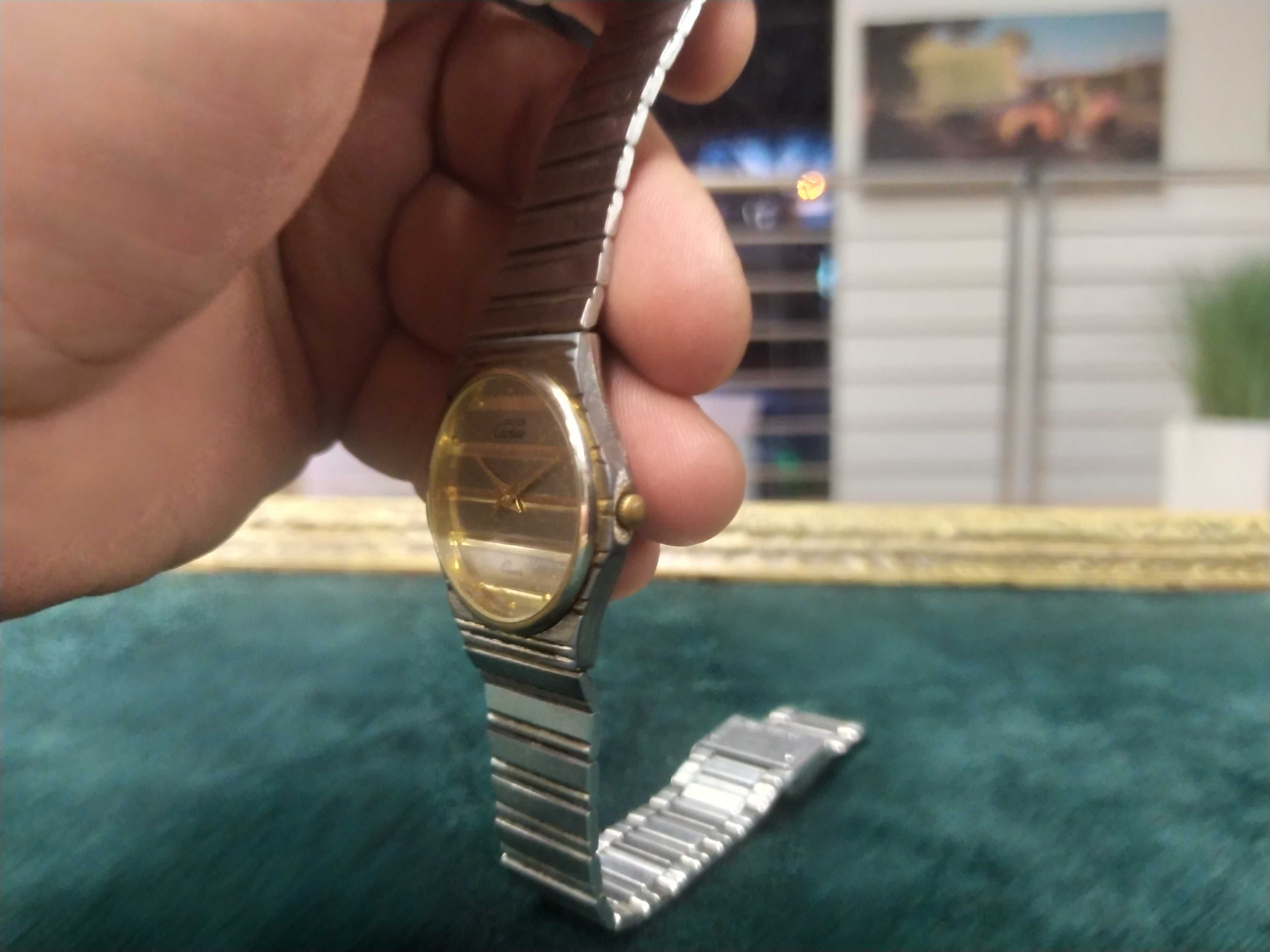 Zegarek Must de Cartier Geneve Bransoleta Ciekawy Model !! Vintage