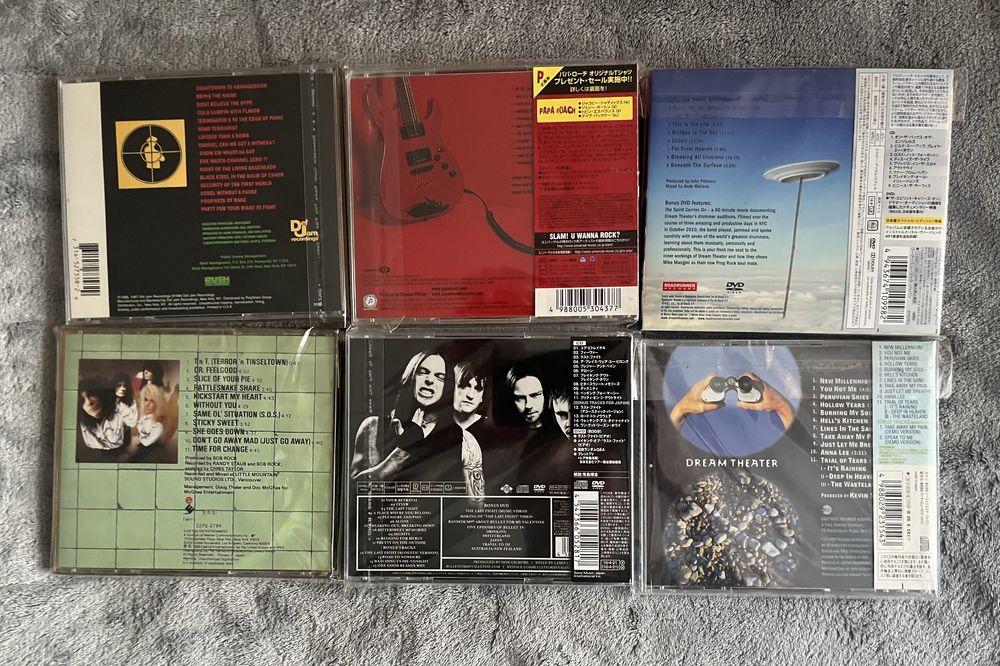 CD Japan Public Enemy,Papa Roach,Dream Theater,Bullet For My Valentine