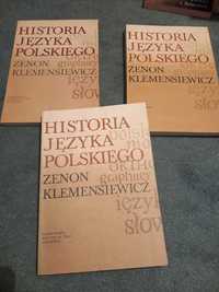 Historia Języka Polskiego 3 tomy - Zenon Klemensiewicz