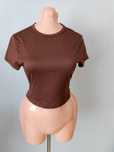 Brązowy croptop Shein rozmiar S