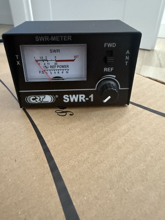 Swr miarka reflektometr CRT SWR-1 nowy + Kabel