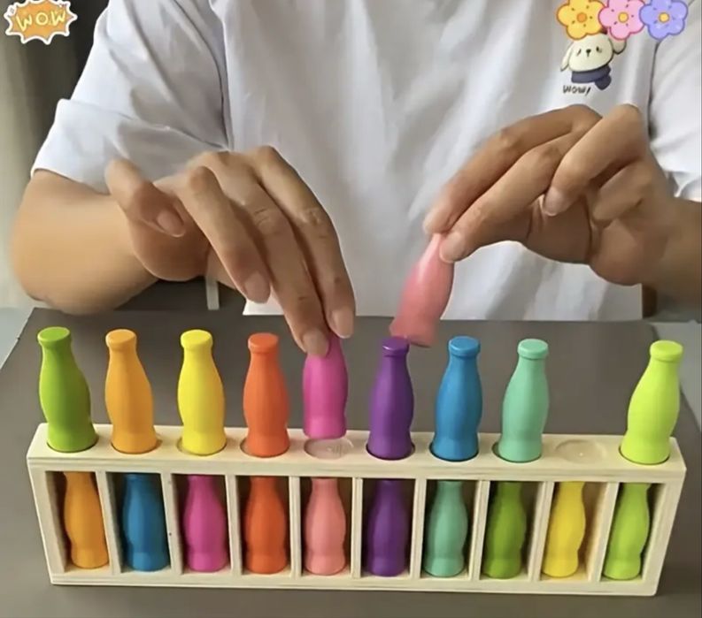 Настільна гра на співвідношення кольорів / Вгадай колір/цікава іграшка