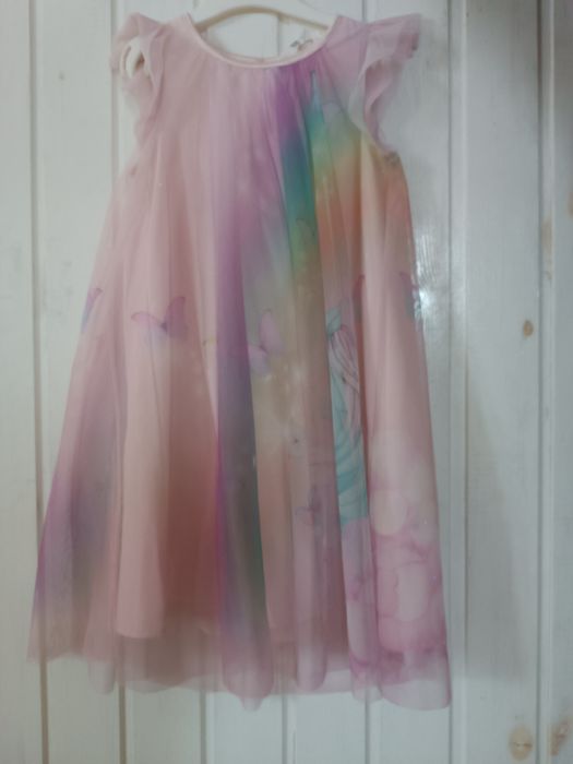 Sukienka tiulowa jednorożec dziewczynka r. 128 H&M