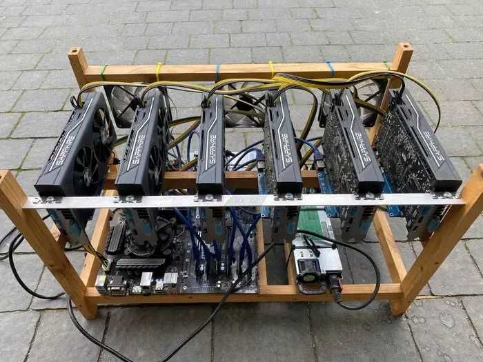 KOPARKA KRYPTOWALUT 6x Radeon RX470 Sapphire