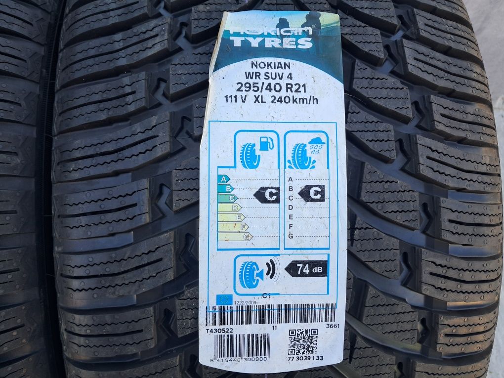 Резина зимова, НОВА, 295/40 R21 Nokian WR SUV 4