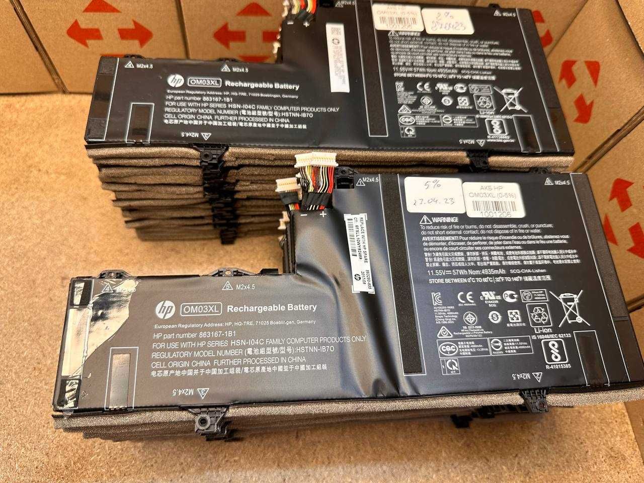 Оригінальна Батарея OM03XL | 11.55V 57Wh | HP EliteBook X360 1030 G2