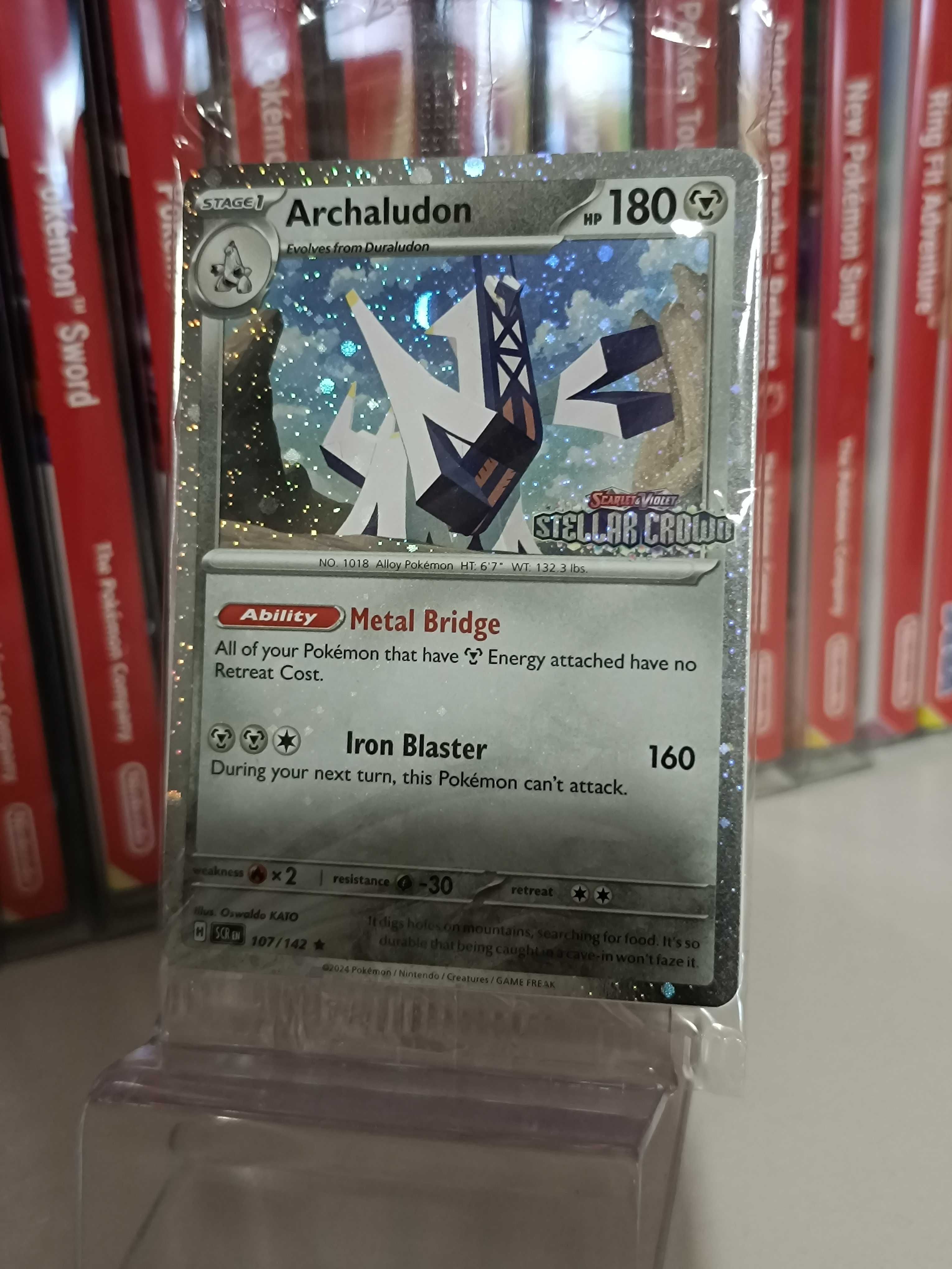 Pokémon TCG Archaludon Promo Stellar Crown Selado