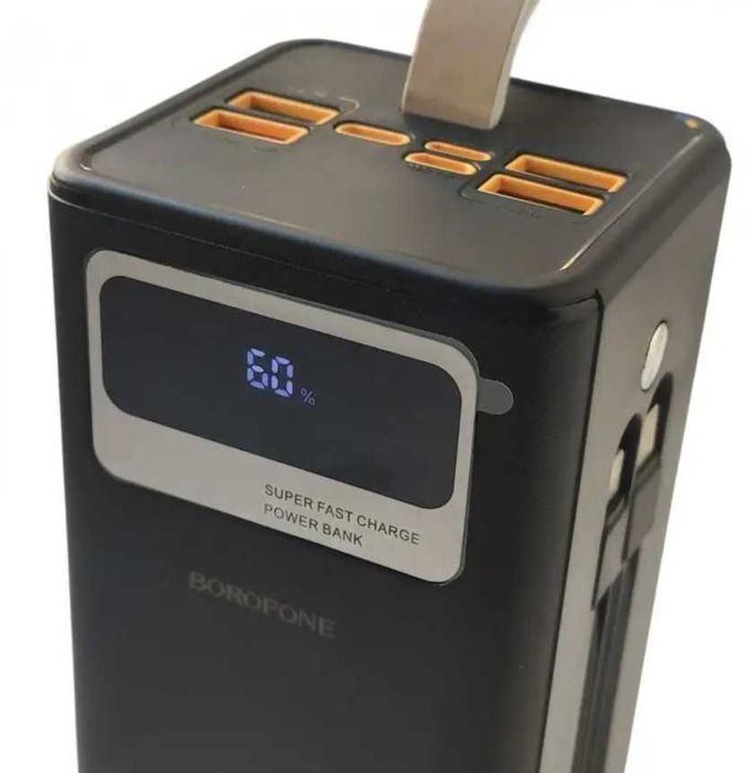 Power Bank зарядне BOROFONE DBT-35B на 50000 mAh LED лампа + кабелі