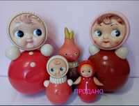 Неваляшка музыкальная игрушка кукла лялька іграшка СССР