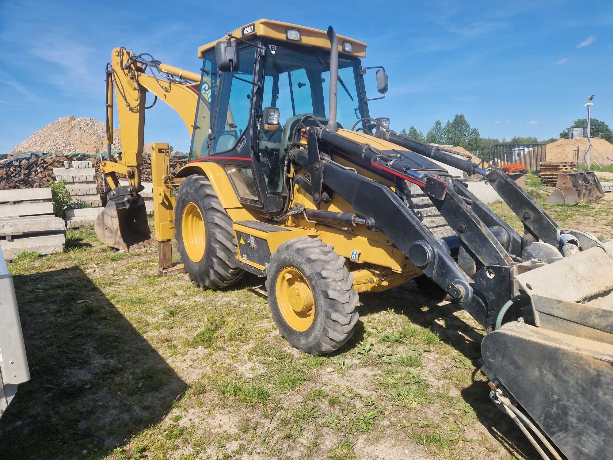 Cat 428D / E rok 2004