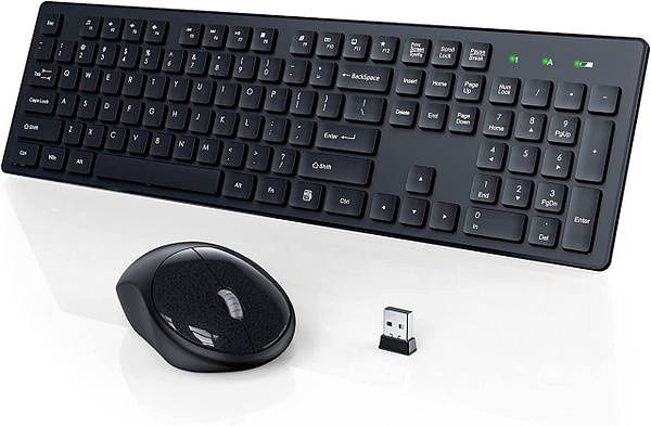 Бездротова клавіатура та миша, WISFOX Full Size Wireless Mouse and Key