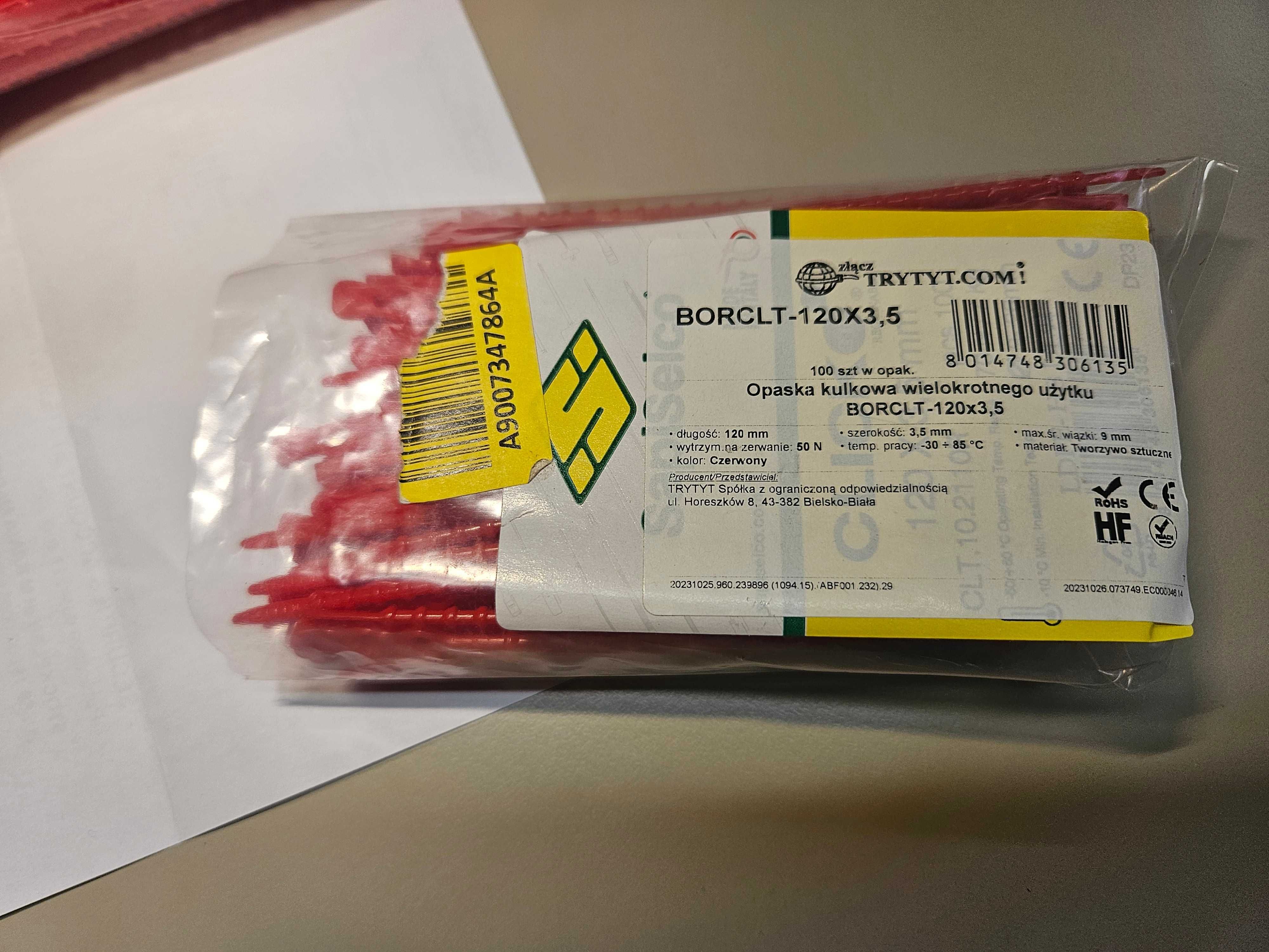 Opaska koralikowa 120x3,5 100szt