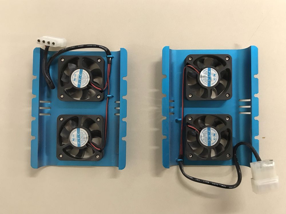 Dissipador ativo com ventoinha para disco duro HDD armazenamento