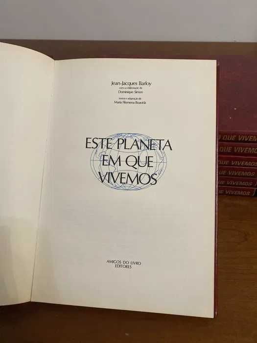 Magnífica Coleção de Livros "Este Planeta em que Vivemos"