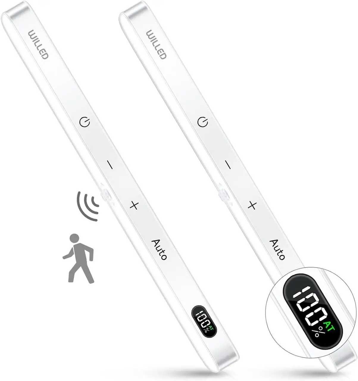 Лампи LED з датчиком руху WILLED WUS-014 Комплект 2 шт 1300 mAh Біле